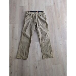 Howler Bros Mens 30"x30" 5 Pocket Pants Brown Khaki Trousers Casual Stretch